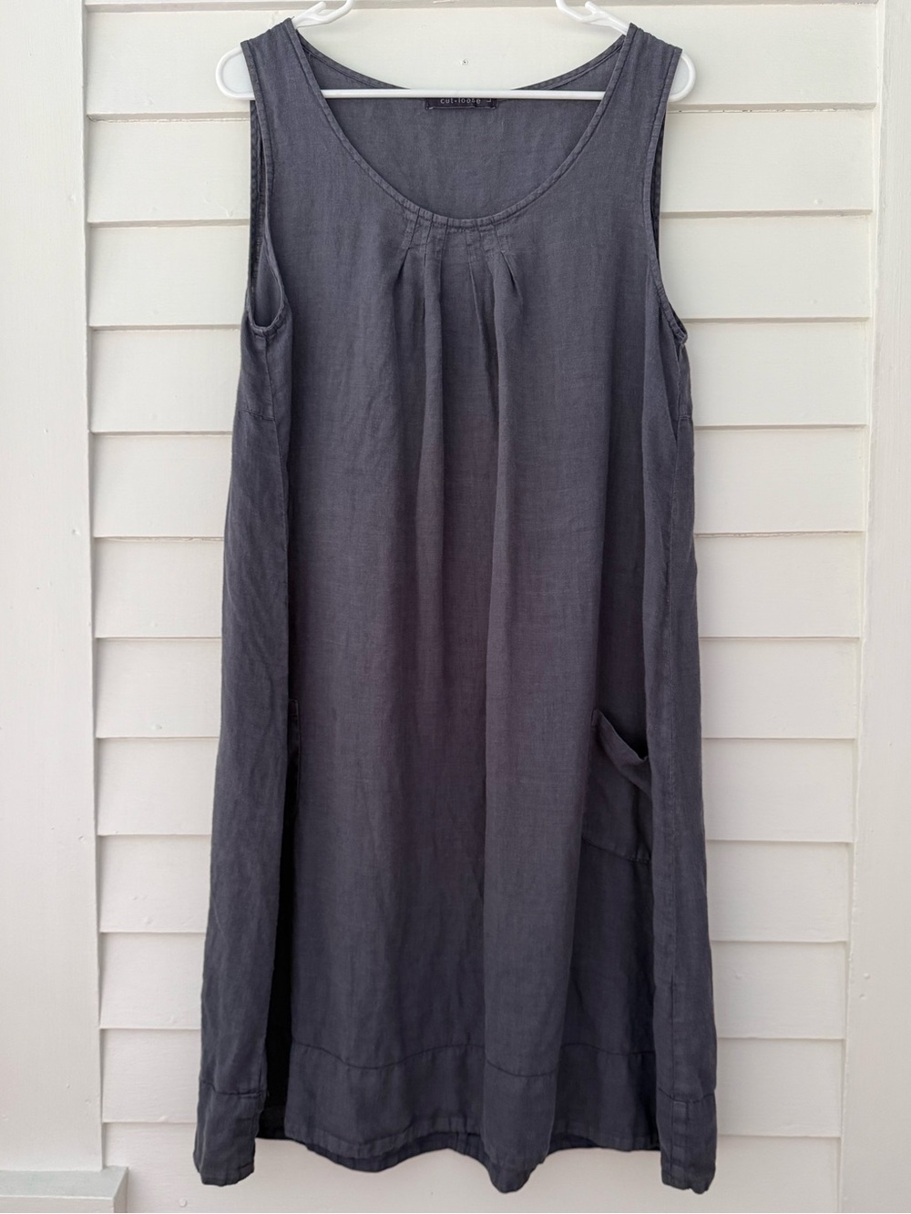 Cut Loose | 100% Linen Sleeveless Dress Size Large
